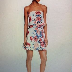 Aqua Strapless Dress